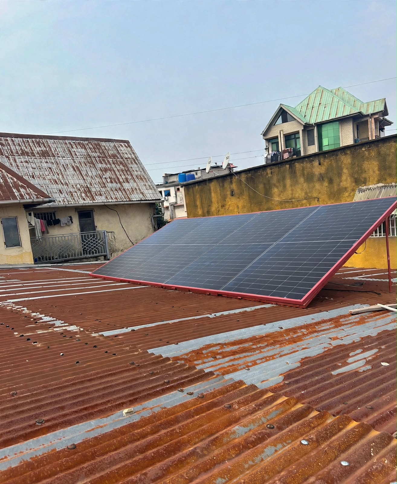 Détail de l’installation solaire
